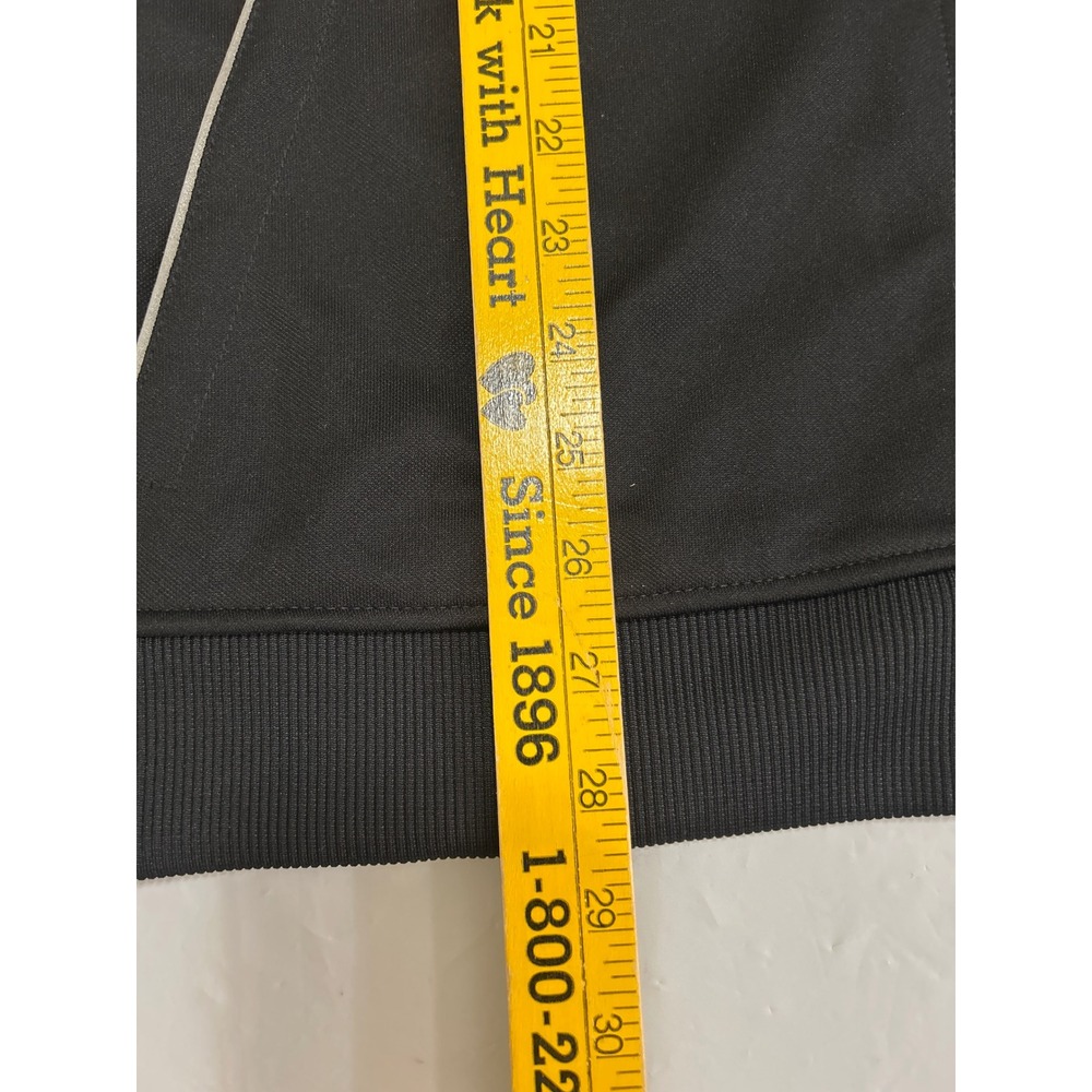 Calvin Klein Performance Mens XL Track Jacket Black Full Zip Reflective Piping - Picture 10 of 13